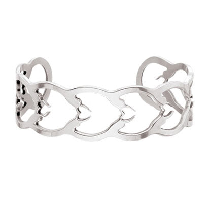 7/8" Wide Skimmer Bracelet in Sterling Silver