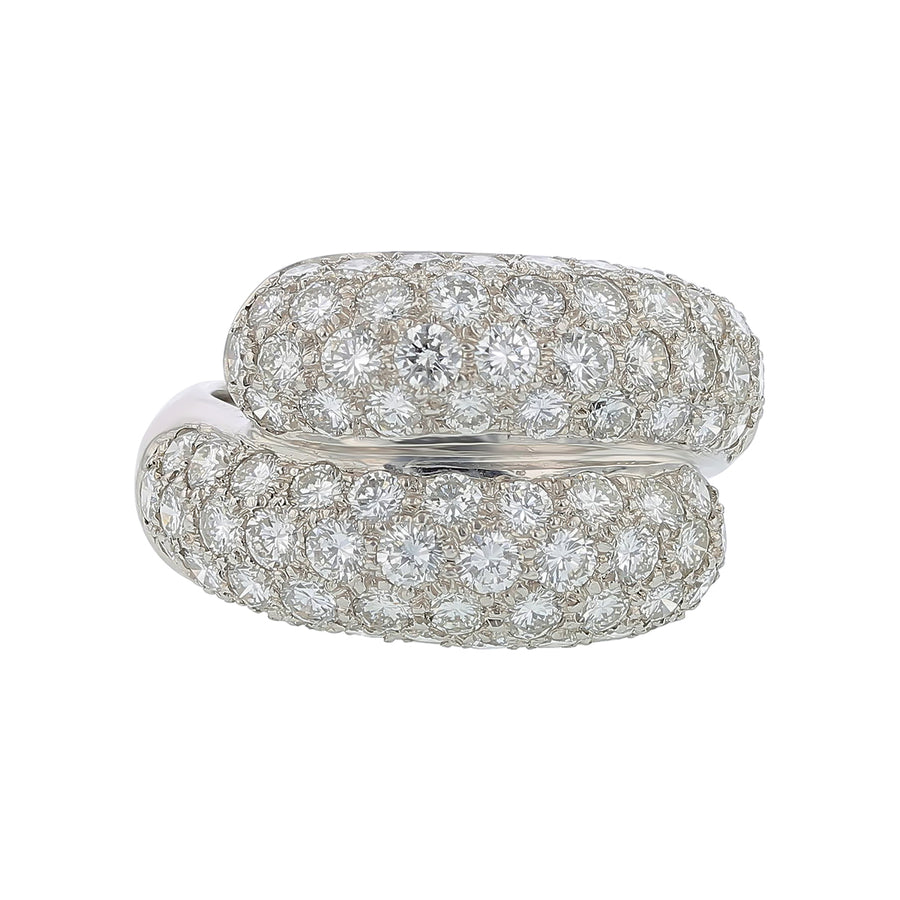 3.04ct Diamond Ring in 18K White Gold, size 6