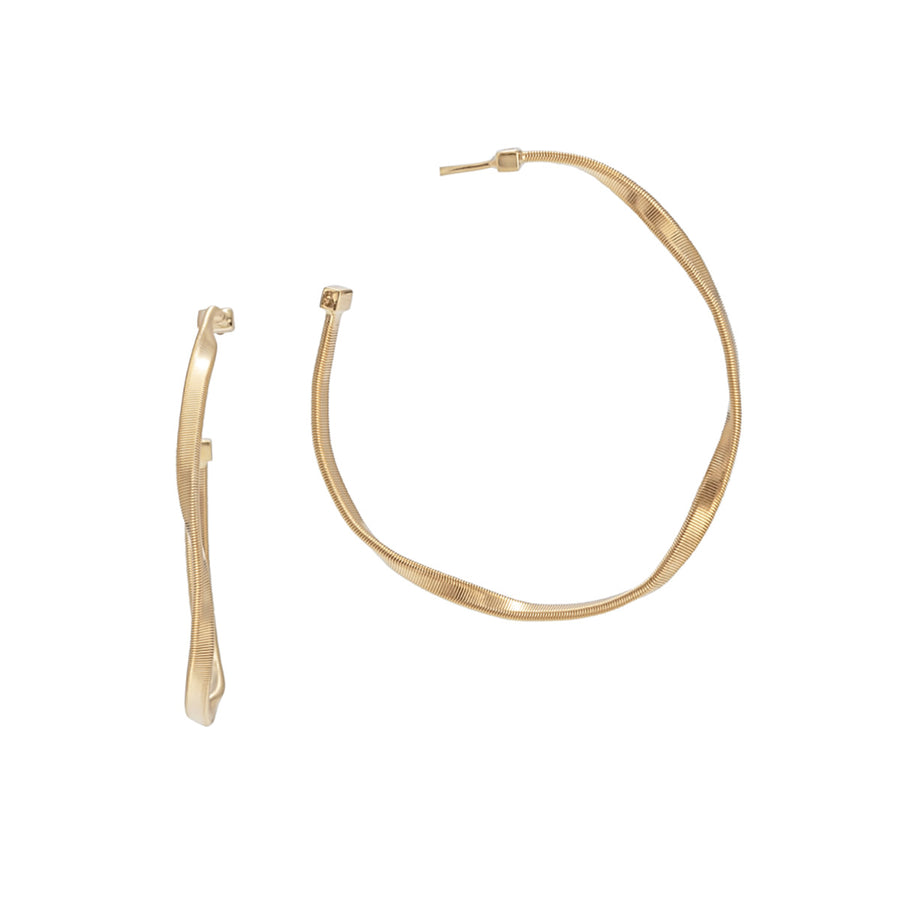 Marrakech Coiled Hoop Earrings in 18K Yellow Gold