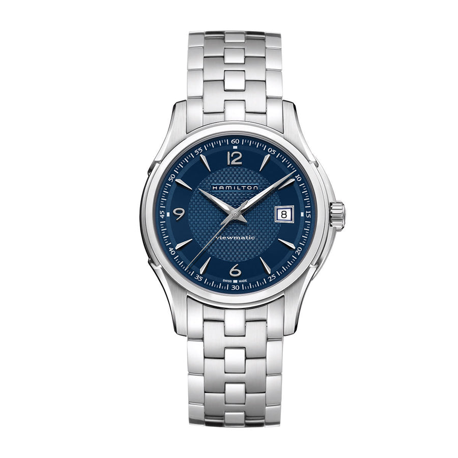 40mm Jazzmaster Watch with Blue Dial in Stainless Steel, Bracelet