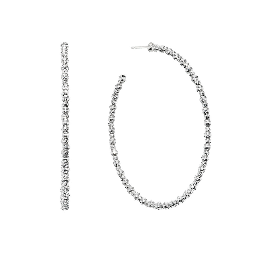 Limitless Large Hoop Earrings in Platinum