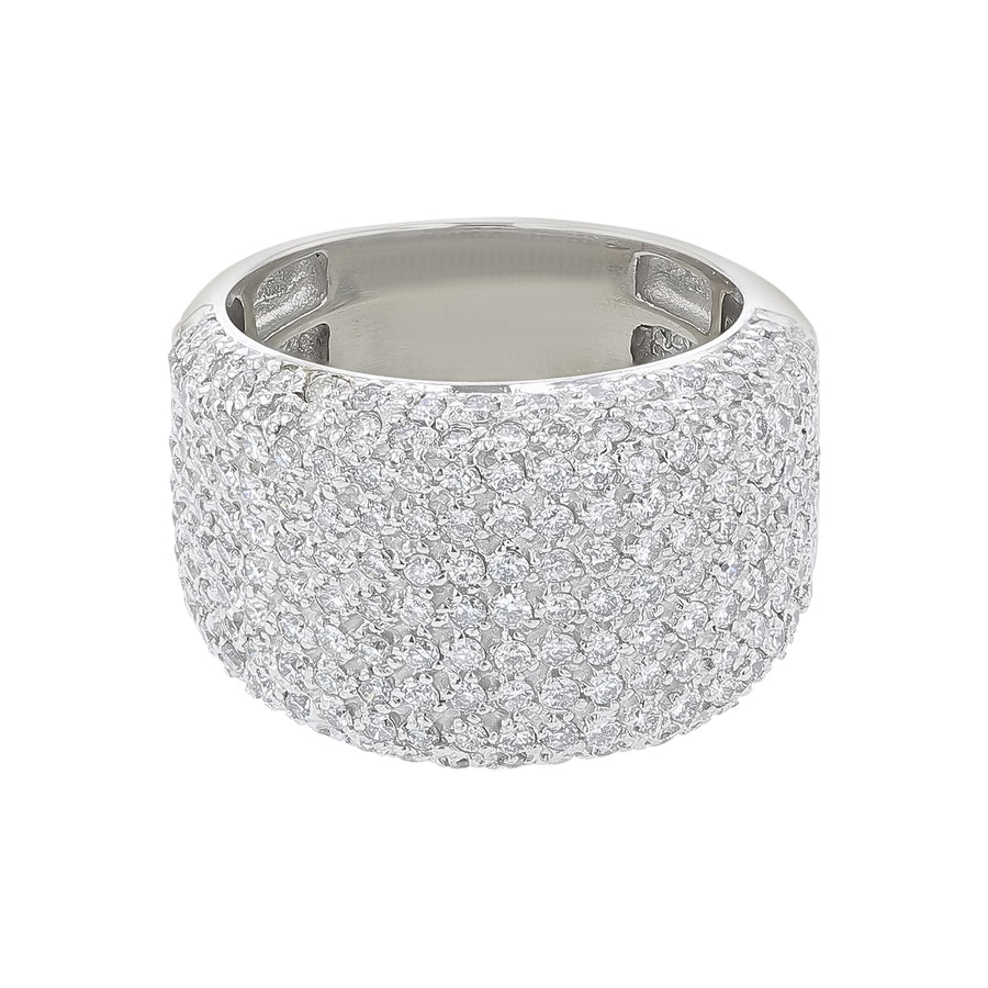 2.70ct Diamond Ring in 14K White Gold, size 9