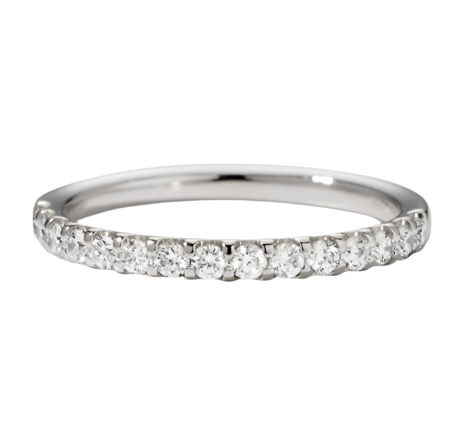 Odessa 0.51-0.59ct Diamond Band in Platinum, size 6.5