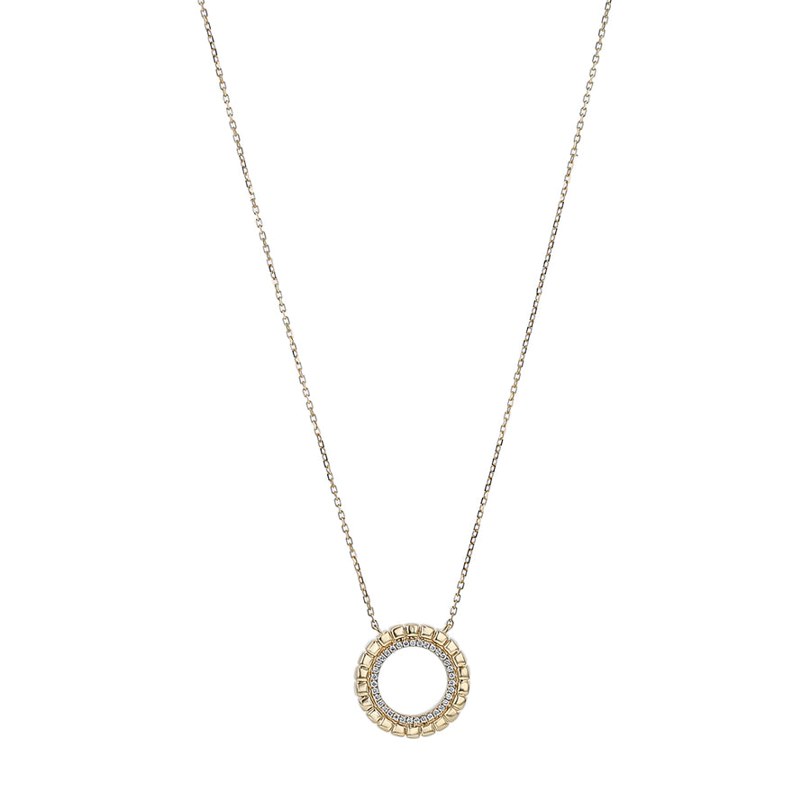 0.21ct Diamond Necklace in 14K Yellow Gold, 18"