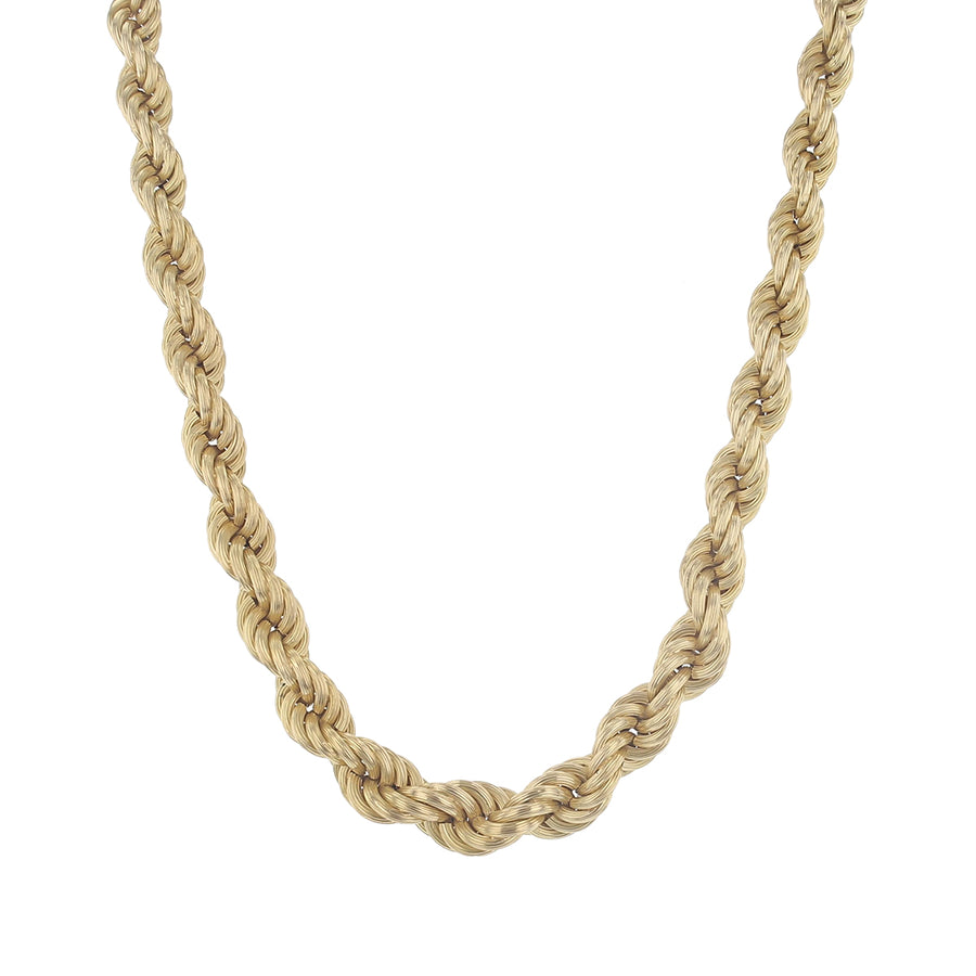 11mm Twist Rope Chain in 18K Yellow Gold, 17"