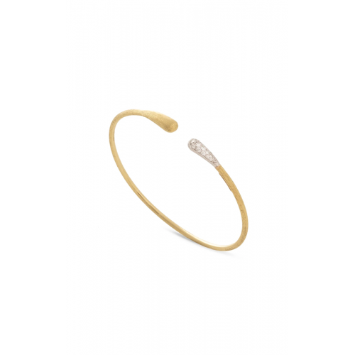 Lucia 0.16ct Diamond Bangle Bracelet in 18K Yellow Gold