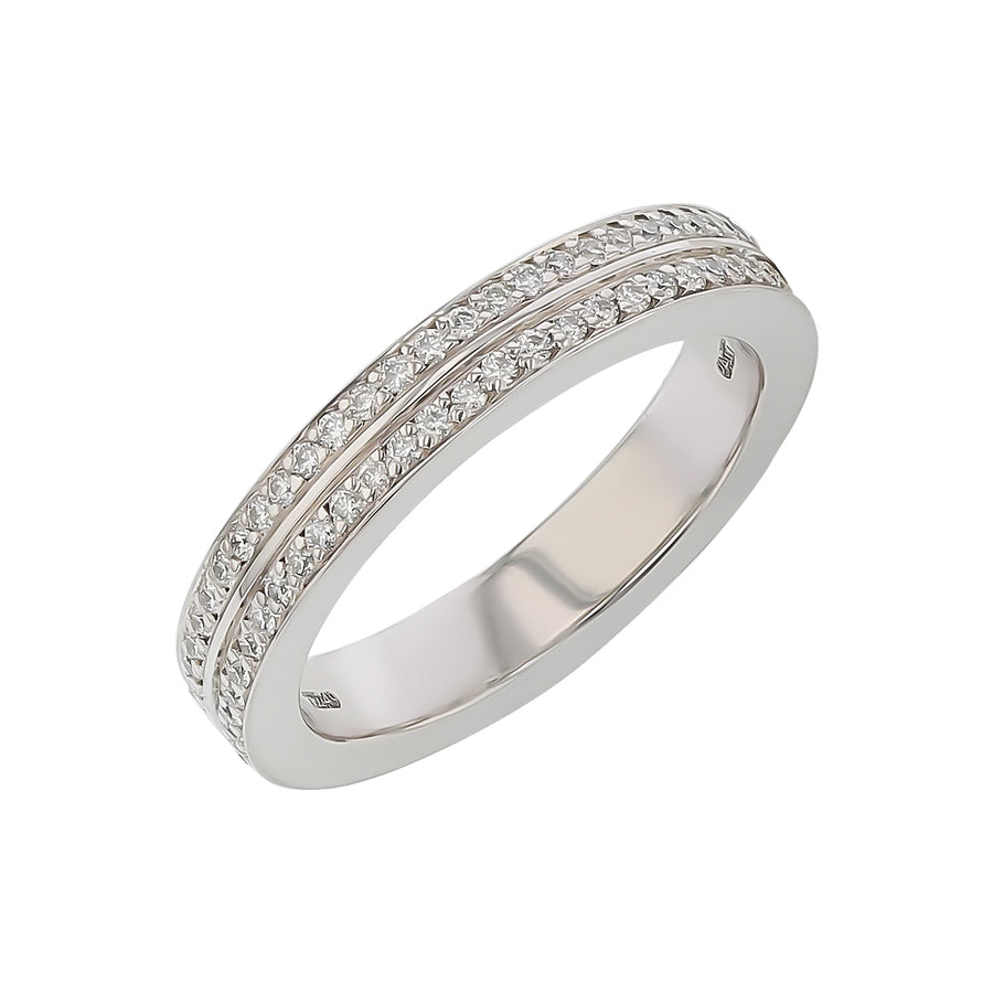 Harmonie Diamond Band in Platinum