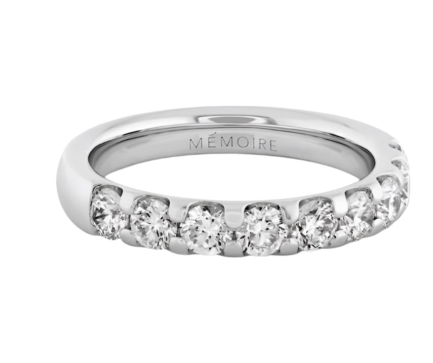Odessa 0.98-1.10ct Diamond Band in Platinum, Size 6.5