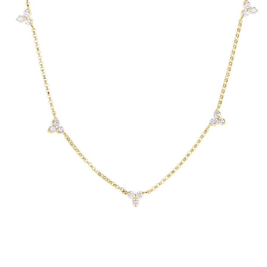 Love by the Inch 0.48ct Diamond Necklace in 18K Yellow Gold, 18"