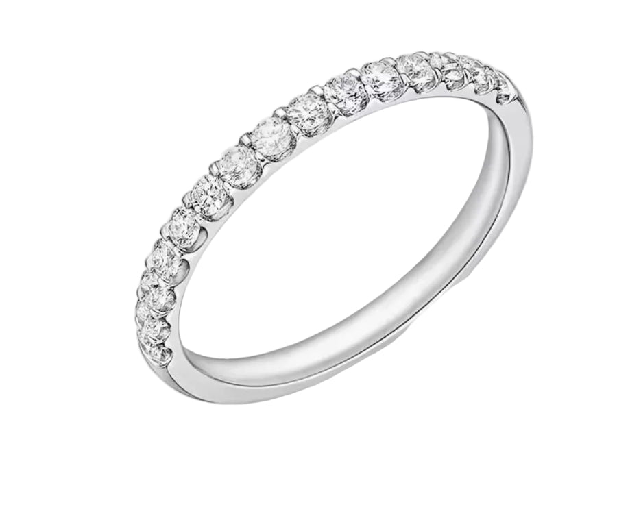Odessa 0.31-0.36ct Diamond Band in Platinum, Size 6.5