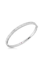 18K Gold Princess Bangle with Diamonds