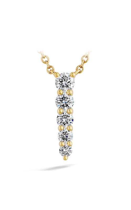 Identity 0.27-0.32ct Diamond Drop Necklace in 18K Yellow Gold, 18"
