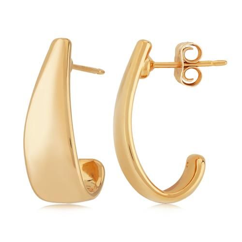 Hoop Earrings in 14K Yellow Gold