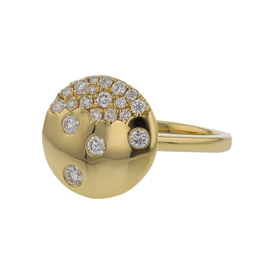 0.36ct Diamond Ring in 14K Yellow Gold, Size 6