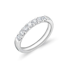 Odessa Diamond Band in Platinum, Size 6.5