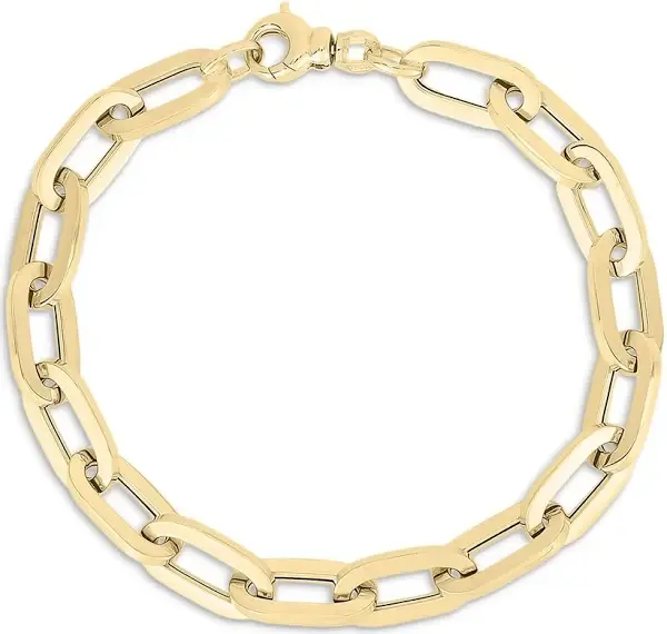 Designer Gold Bracelet in 18K Yellow Gold, 8.5"