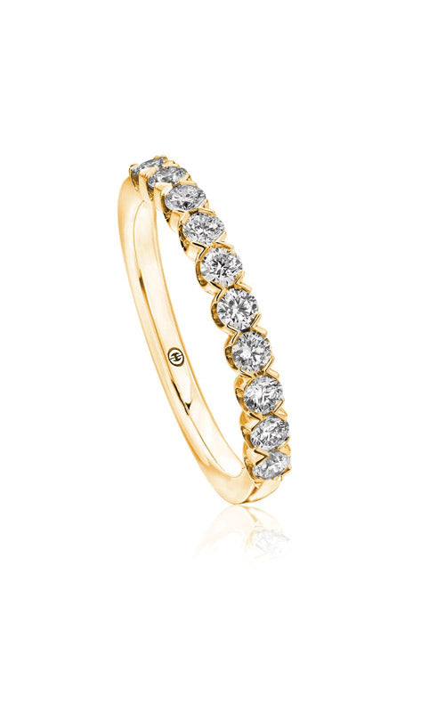0.43ct Diamond Partway Band in 14K Yellow Gold, Size 6.25
