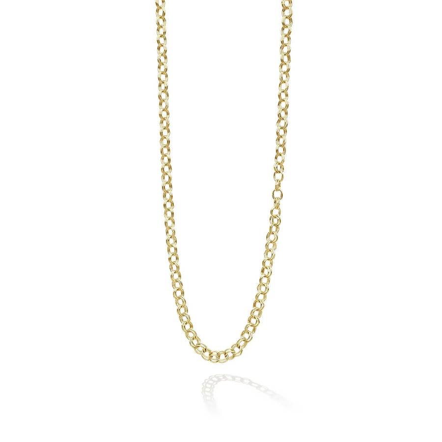 Anthem High Jinks 3.5mm Double Cable Chain Necklace in 18K Yellow Gold, 24"