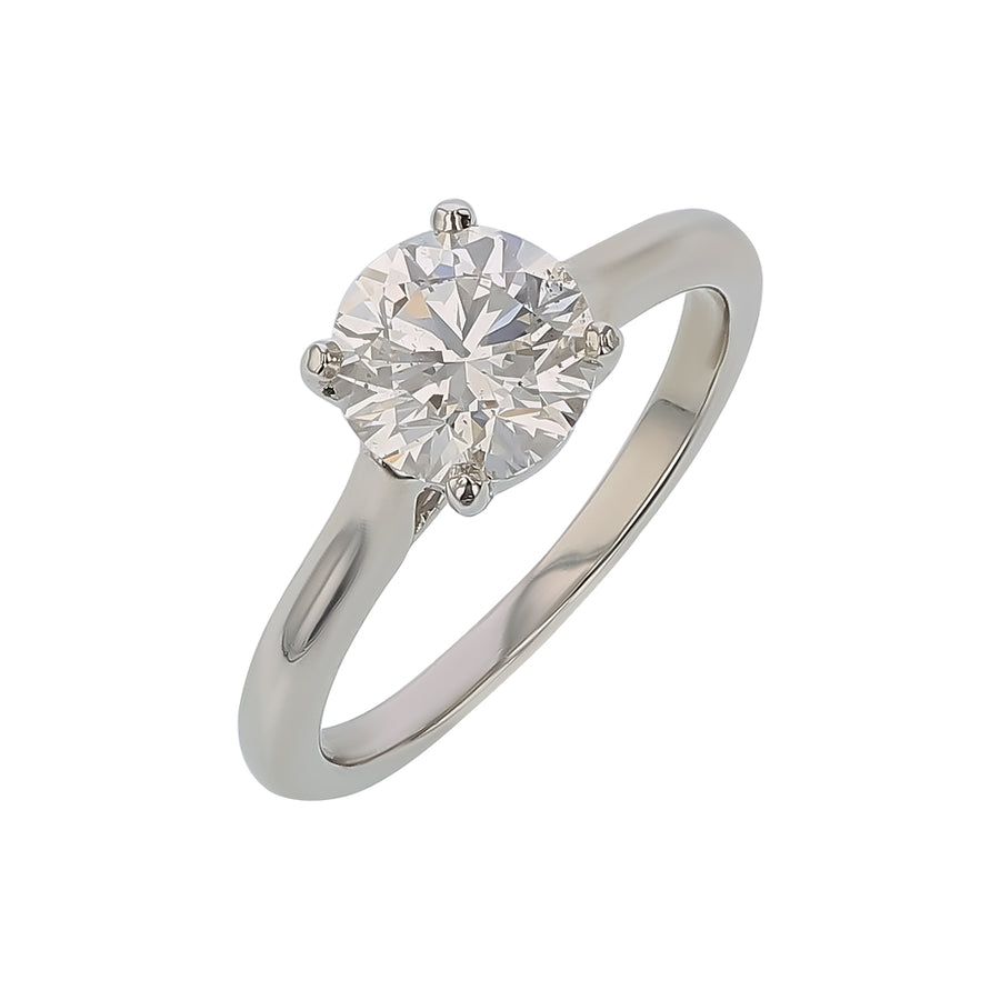 1.55ct Diamond Solitaire Ring in Platinum, Size 7