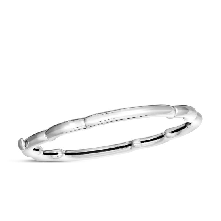 Cialoma Cloud 48x58mm Bangle Bracelet in 18K White Gold