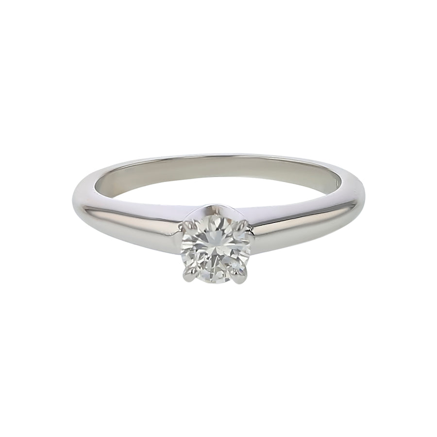 0.30ct Diamond Solitaire 4 Prong Ring in 14K White Gold, size 4.5