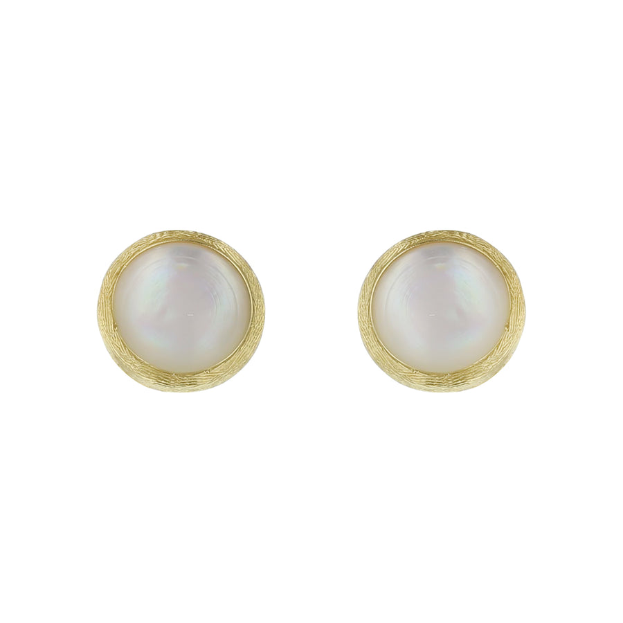 Mother of Pearl Jaipur Earrings by Marco Bicego in 18K Yellow and White Gold