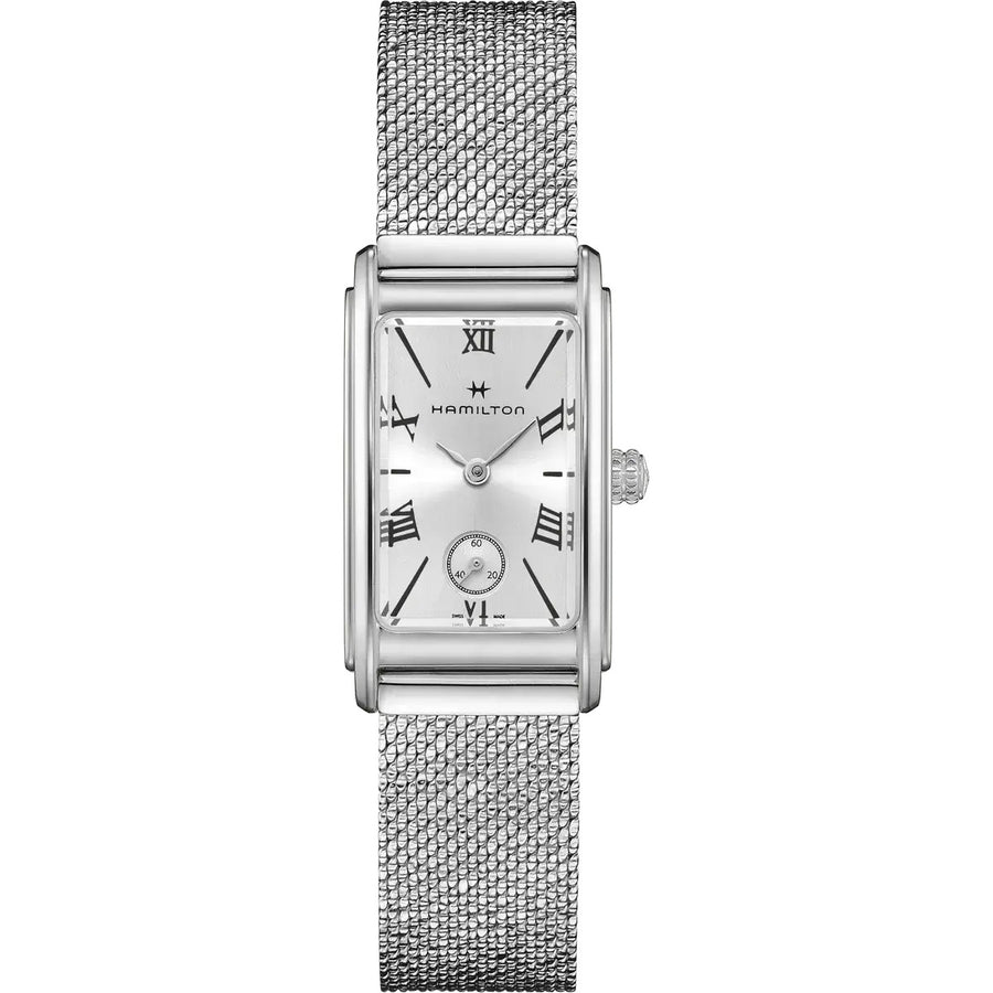 19x27mm American Classic Ardmore Small Watch with Silver Dial in Stainless Steel, Bracelet