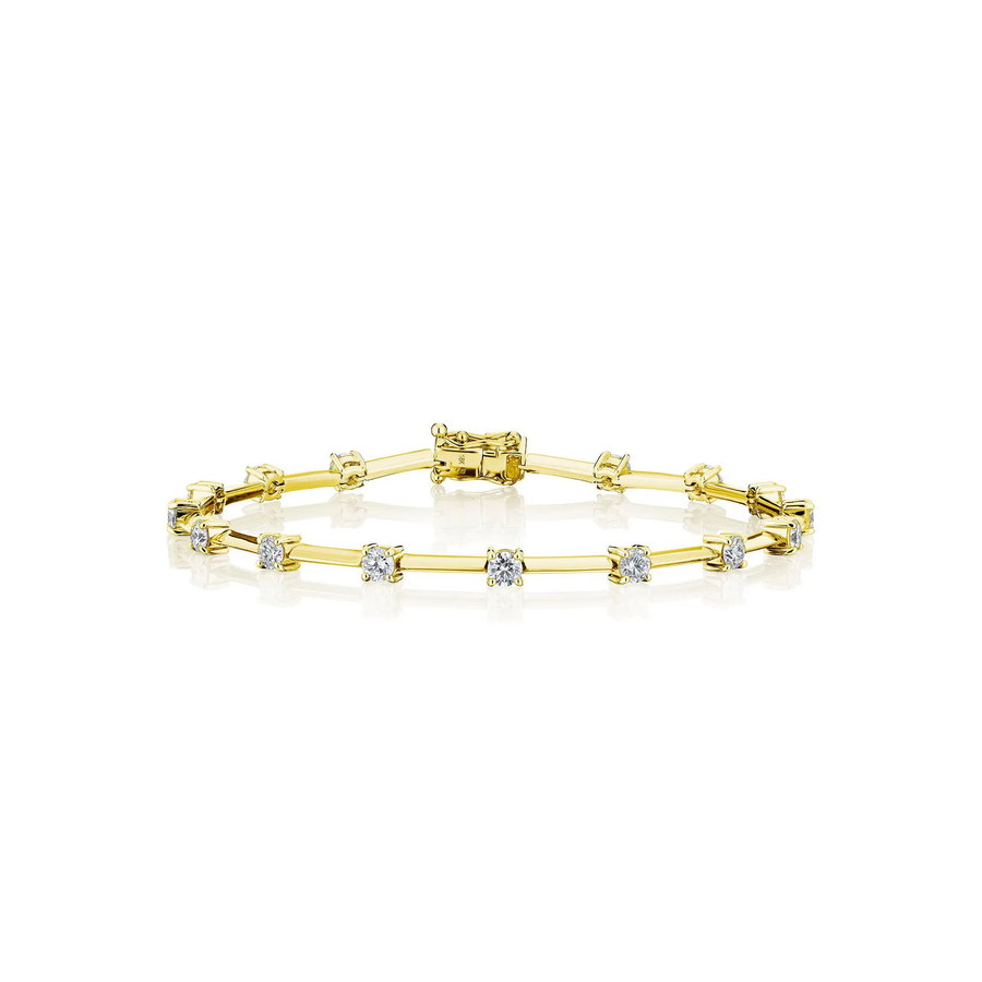 1.71ct Diamond Luna Bracelet in 18K Yellow Gold