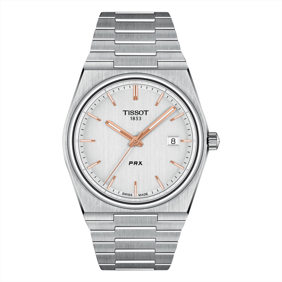 40MM SS PRX40250 SILVER INDEX DL BRACELET
