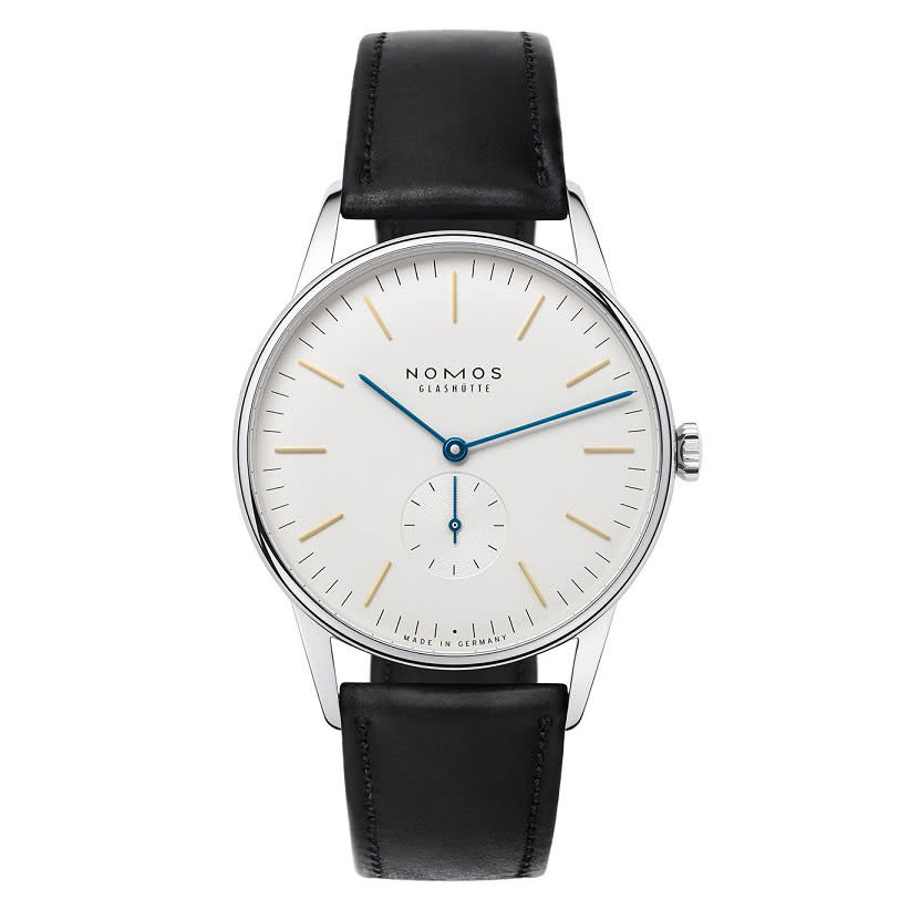 38mm Orion Watch with White Dial in Stainless Steel, Strap