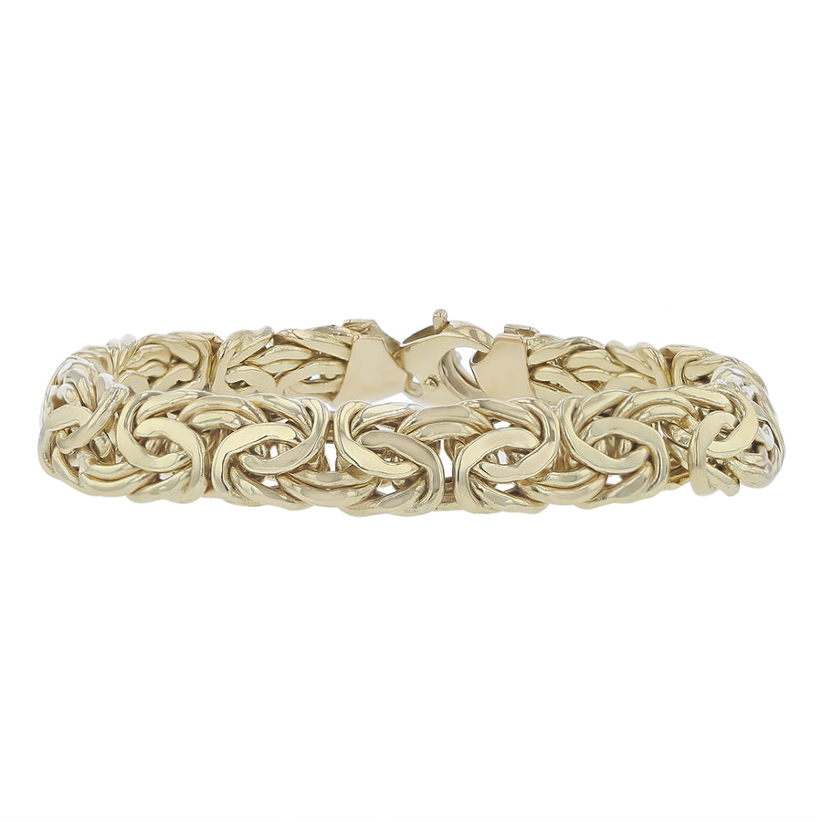 Serpentine Bracelet in 14K Yellow Gold, 7.25"