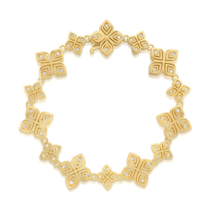 Arabesque 0.45ct Diamond Bracelet in 18K Yellow Gold