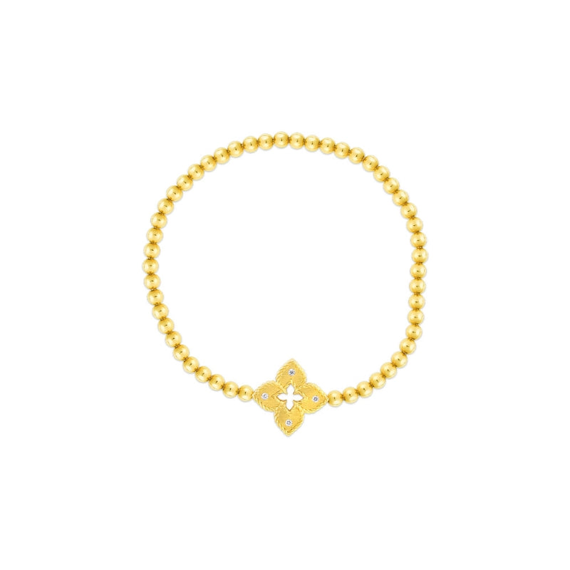 0.03ct Diamond Petite Venetian Bracelet in 18K Yellow Gold