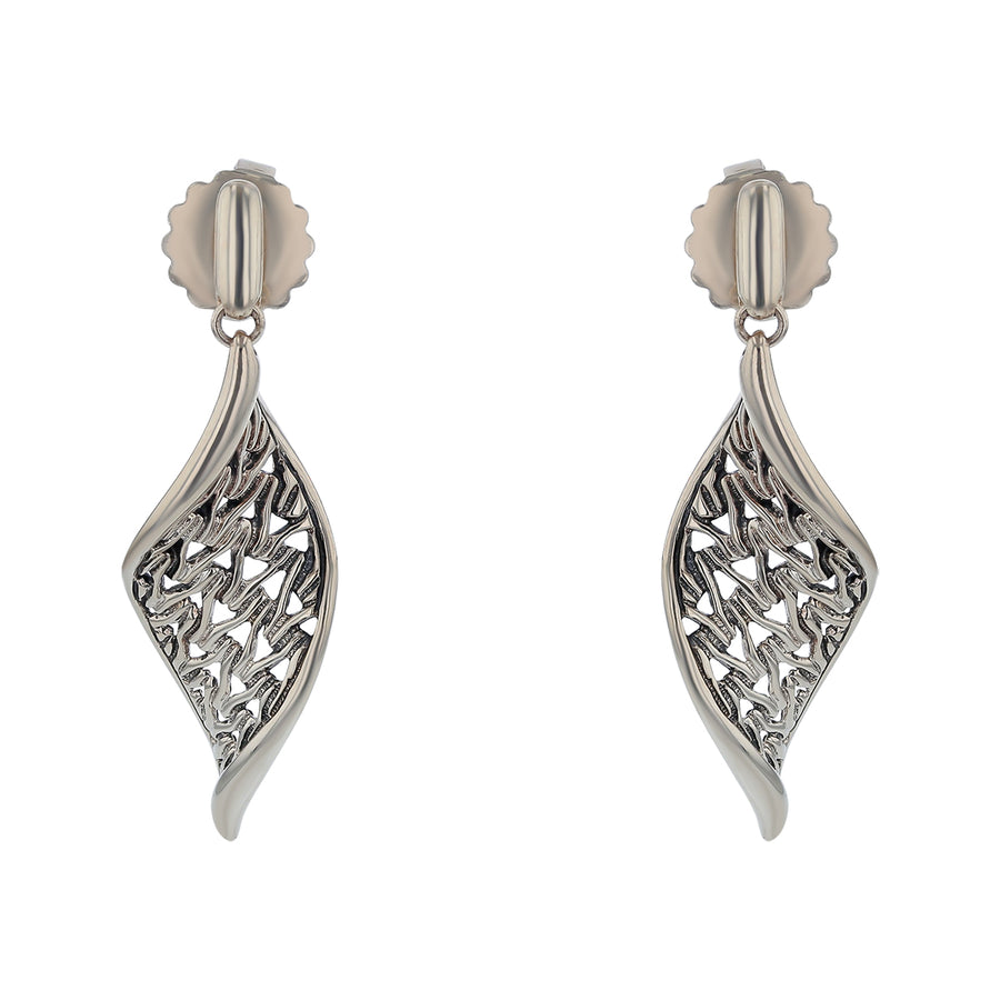 John Hardy Classic Chain Drop Earrings in Sterling Silver