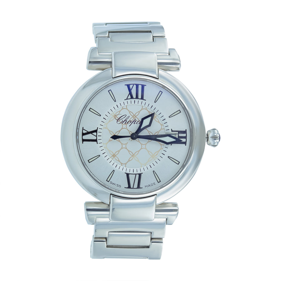 36mm Chopard Imperiale Watch with Silver Dial in Stainless Steel, Bracelet
