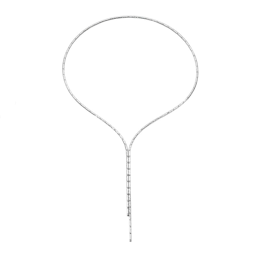 Helios Magnetic Convertible Necklace/ Bracelet in Platinum