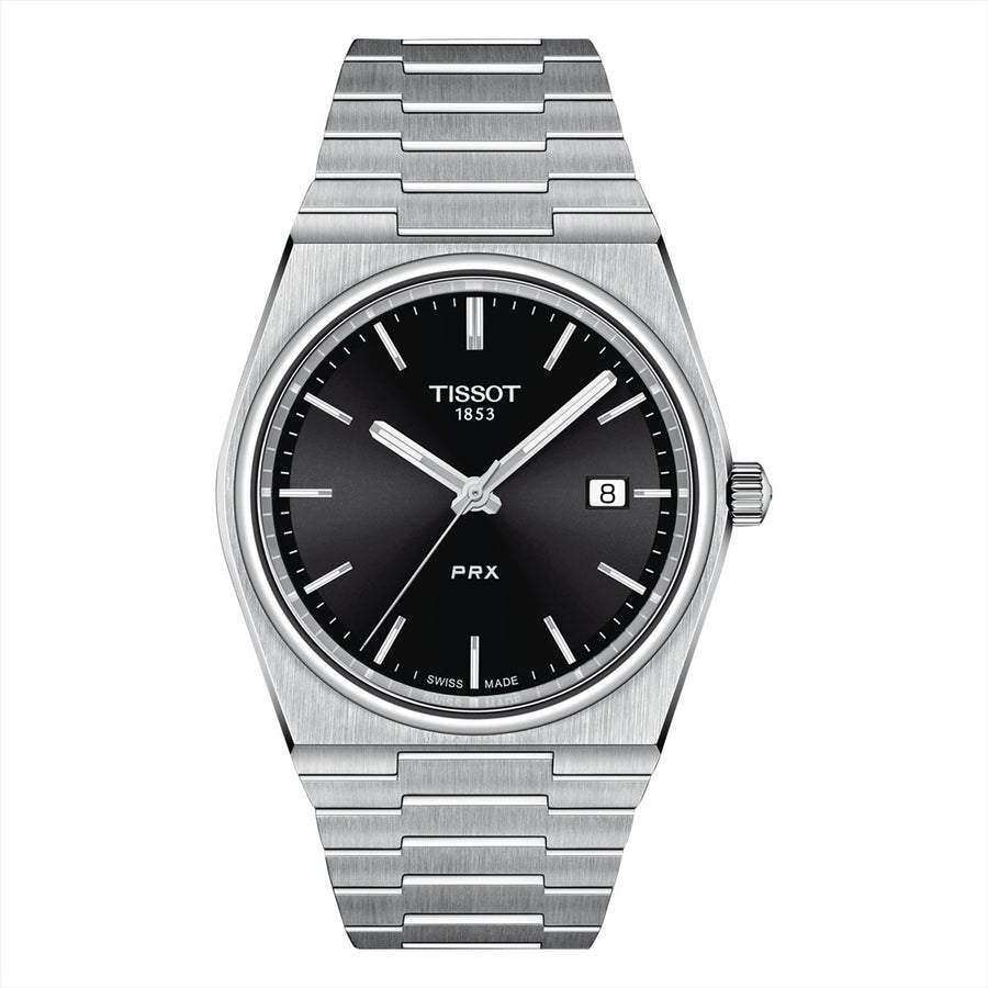 40mm PRX40250 Black Dial Watch in Stainless Steel with Bracelet
