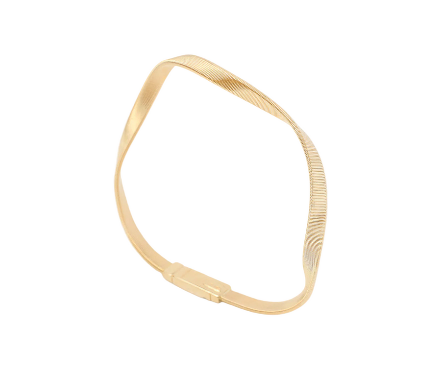 Marrakech Bangle Bracelet in 18K Yellow Gold