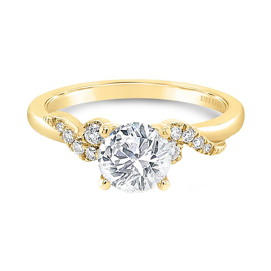 Romantic Diamond Engagement Ring Setting