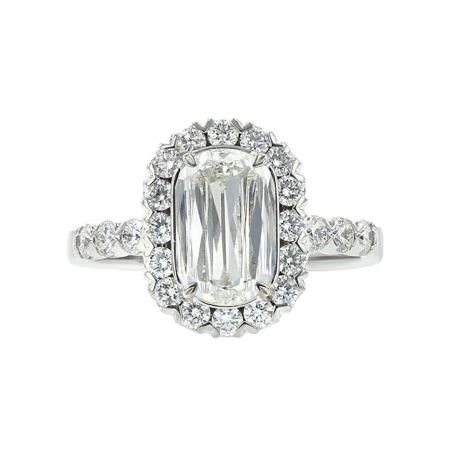 L’Amour Crisscut Diamond Engagement Ring