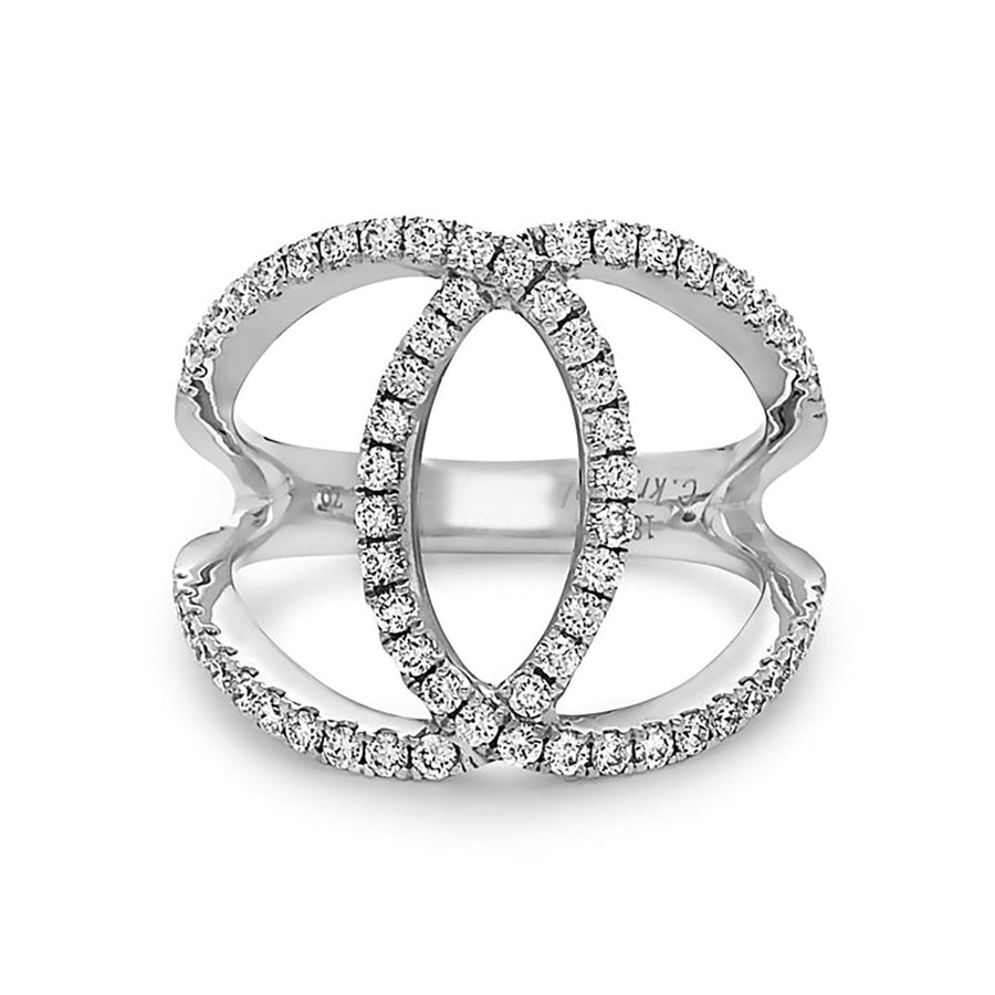 Diamond C Ring