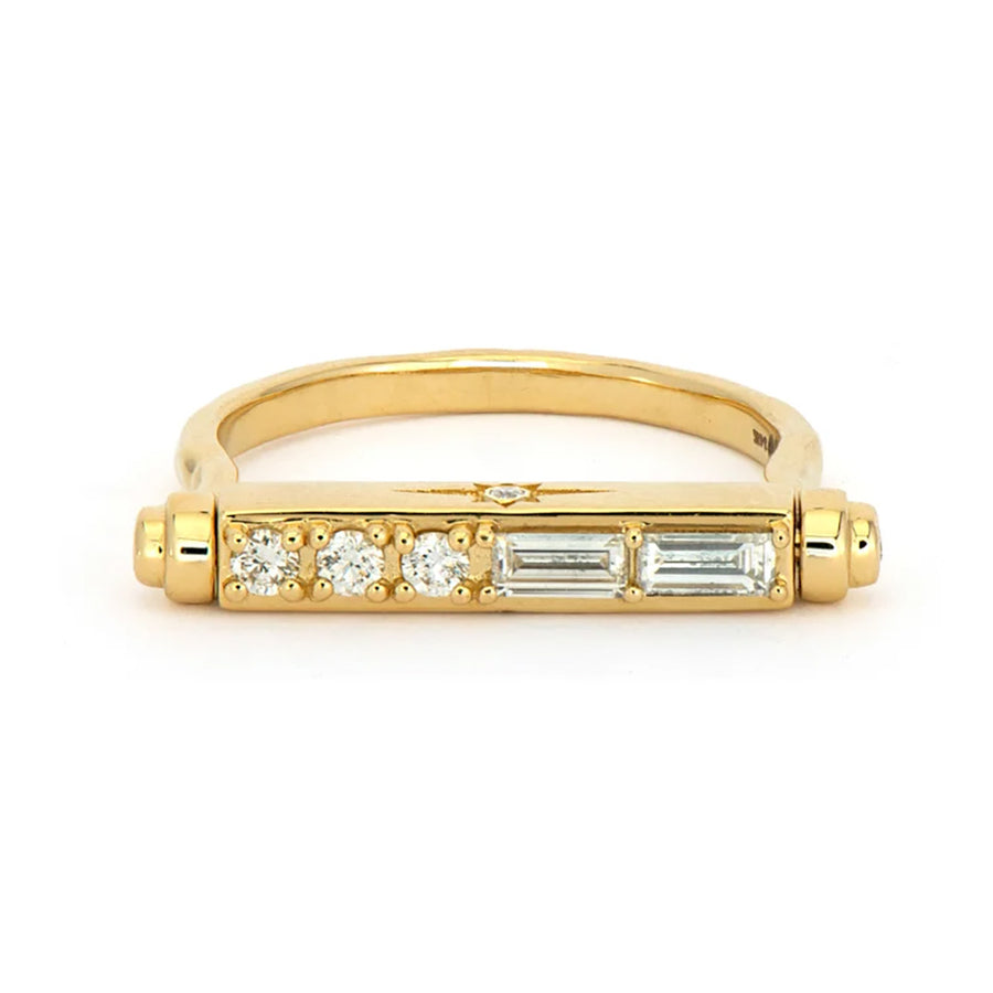 Show Your Love Engraved Narrow Flip Ring