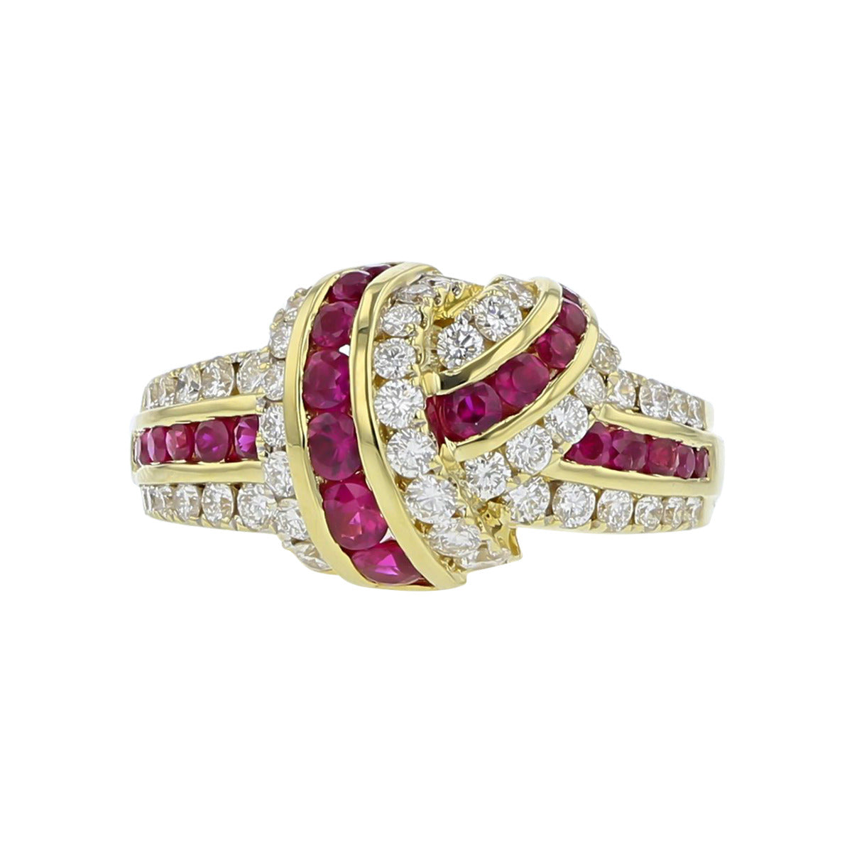 Diamond Crossover Ring | Schwarzschild Jewelers