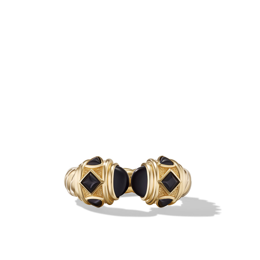 Renaissance Color Ring in 18K Yellow Gold with Black Onyx