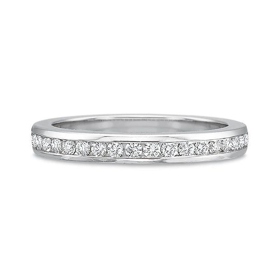 Petite Channel Set Diamond Wedding Band