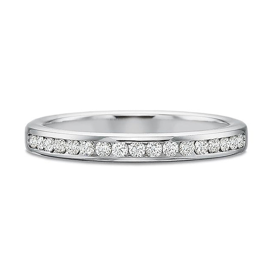 Petite Flushfit Diamond Channel-set Wedding Band