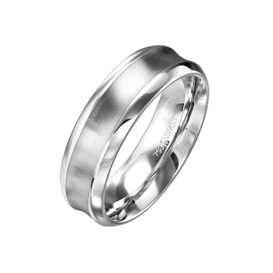 Concave Wedding Band