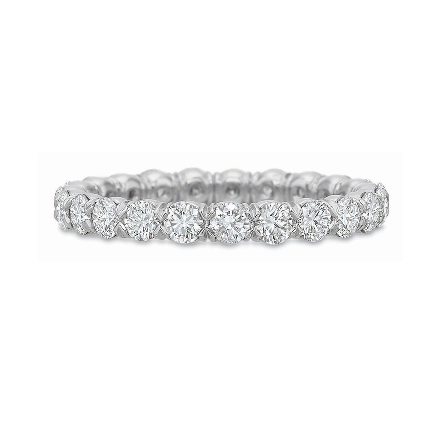 FlushFit Full Round Diamond Eternity Band