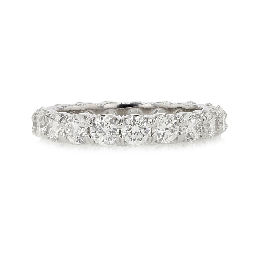 Platinum Diamond Eternity Wedding Band