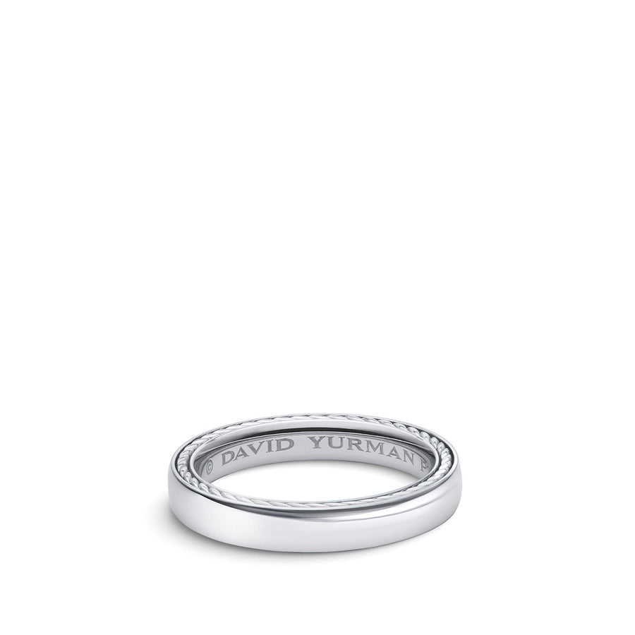 Streamline Band in Platinum, 4mm